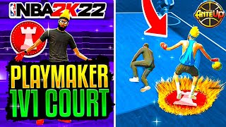 MY PLAYMAKER BUILD BROKE THE STAGE 1v1 COURT IN NBA 2K22  BEST PLAYMAKER BUILD NBA 2K22 [upl. by Cathee]