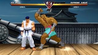 ICE RYU vs SUPREME SAGAT  The most epic fight ever made [upl. by Nyliram237]