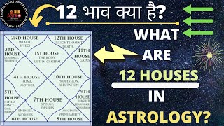 12 houses of astrology explained astrology 12 houses in hindi  12 bhavas in astrology  astrology [upl. by Saeger390]