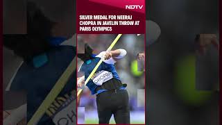 Neeraj Chopra Wins Silver In Javelin Throw Pakistans Arshad Nadeem Takes Gold  Olympics 2024 [upl. by Platto]