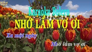 Nhớ Lắm Vợ Ơi Karaoke ‣ RANDY St Randy Full Beat [upl. by Anirtac521]