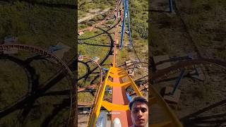 Roller coaster 🎢 🔥🙃🙃subscribe ♥️ adventure rollercoaster travel fun love song music [upl. by Litsyrk]