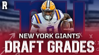 New York Giants NFL Draft Grades [upl. by Eseerahs]