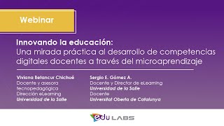 Una mirada práctica al desarrollo de competencias digitales docentes a través del microaprendizaje [upl. by Ylim]