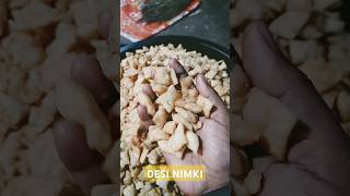 Desi Nimki Making food desifood shorts [upl. by Dranrev]