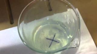 Sodium Thiosulphate Reaction With Hydrochloric Acid [upl. by Peters]