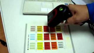 Marson BiColor Light Source Barcode Scanner Demonstration III [upl. by Elna]