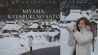 One day trip to Kayabuki no sato miyama Kyoto Winter 2021 [upl. by Auhso346]