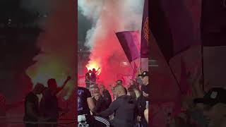 Újpest ultras vs győr [upl. by Netsirt]