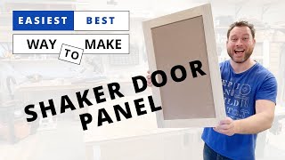 The Best Way To Make A Shaker Door Panel  Cabinet Making For Beginners [upl. by Springer]