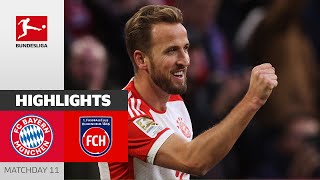 FC Bayern München  1 FC Heidenheim 42  Highlights  Matchday 11 – Bundesliga 202324 [upl. by Stanwinn]