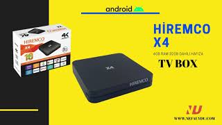 Hiremco Android Tv Box Modelleri X2  X4  X6  Enjoy  Nitro  İmpala [upl. by Nohj]