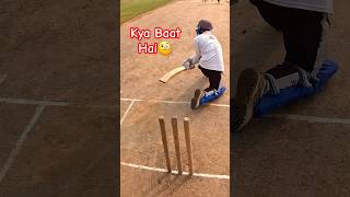 Playing Spin Bowling in Cricket Match 🏏  Leg Spin Bowling cricket shots shorts [upl. by Leno]