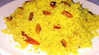 Basanti pulao recipe polao recipe in hindiপোলাও রেসিপি। Easy Bengali Cooking [upl. by Ecirahc]