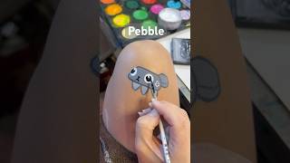 Here’s a painting of pebble from Dandy’s world pebble dandysworld facepaint Facepainting [upl. by Llig]