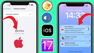 iOs17 Cómo cambiar el sonido de notificación en iPhone después de la actualización [upl. by Terry]