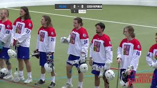 European Box Lacrosse Championship Group B  Poland vs Czech Republic [upl. by Epner601]