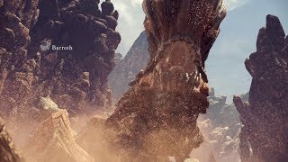 Monster Hunter World Barroth Intro HD [upl. by Vergne]