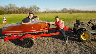 Saving Tractors from Flood Using Kids Boat  Tractors for kids [upl. by Eugilegna]