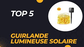 Top 5 Meilleure Guirlande Lumineuse Solaire 2024  Les 5 Guirlande Lumineuse Solaire Modèles [upl. by Brinkema655]