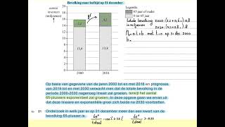 2024II 65plussers vraag 21 havo wiskunde A [upl. by Hoon]