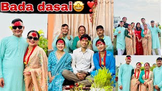 BADA DASHAIN 2081 SAMPURNA PARIWAR SANGA YASARI MANAIYO❣️🥰 [upl. by Thessa201]