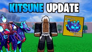 New Kitsune Fruit is Here Dragon Rework amp Release Blox Fruits Update 21 [upl. by Annoj]