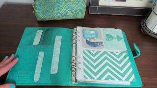 Filofax Setup A5 Aqua Lockwood 2017 [upl. by Claud]