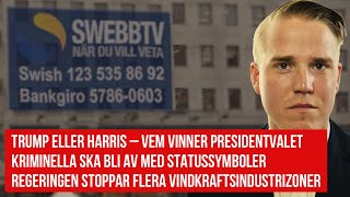 Swebbtv Nyheter 4 november 2024 [upl. by Saxela566]