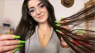 The Girl In The Back Of The Class Plays With Your Hair  ASMR personal attention [upl. by Aleacim]