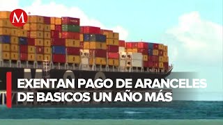 Exentan de aranceles a productos de canasta básica hasta el 2025 [upl. by Oirevas880]