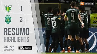 Highlights  Resumo Tondela 13 Sporting Liga 2122 29 [upl. by Nollahs465]