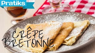 Recette dessert  La crêpe bretonne [upl. by Ettezzus]