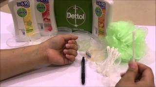 Dettol pH Balance Test with Hydrion pH Pencil [upl. by Ajidahk270]