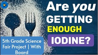 5th Grade Science Fair Project Iodized Salt VS Other Salts [upl. by Jordanson]