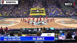 5A Bountiful High School 1st Overall UHSAA Drill Team 2018 [upl. by Airemat790]