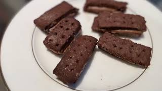 Bourbon Biscuit Recipe Chocolate cream biscuit Homemade Biscuit [upl. by Dyraj]