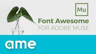 How to use FontAwesome in Adobe Muse CC [upl. by Eilloh]