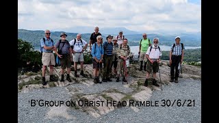 Sefton Road Ramblers on Orrest head ramble 30 6 21 movie [upl. by Devy]