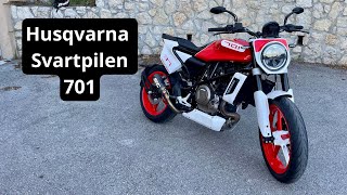 Husqvarna Svartpilen 701 mon premier vlog moto 🏍️ [upl. by Gere]