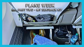 Plane Week Part 2  My Seatback Kit [upl. by Crispin77]