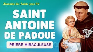 🙏 SAINT ANTOINE de PADOUE 🙏 PRIÈRE MIRACULEUSE [upl. by Schonfeld]