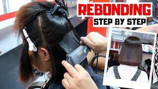 HOW TO REBONDING STEP BY STEP PROCESS  Lolly Isabel [upl. by Aldo197]