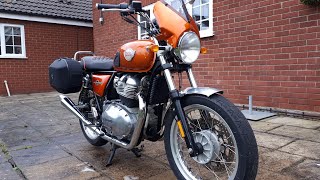 Hepco amp Becker Rack and C Bow Street Panniers for Royal Enfield 650 Interceptor [upl. by Harry]