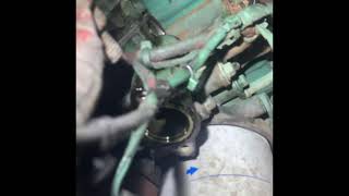 Volvo oil thermostat valve oil piston cooling valve replacement process [upl. by Leal]