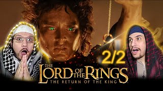 THE LORD OF THE RINGS THE RETURN OF THE KING MOVIE REACTION PART 2 Arab Muslim Brothers Reaction [upl. by Esinaj356]