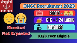 ONGC Recruitment 2023 Shocking Notification 😭😭😭  gate2023 ongcgate2023vacancy [upl. by Ailla294]