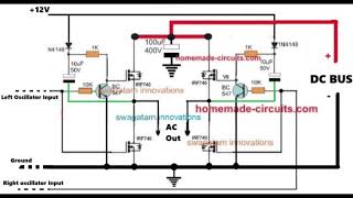 Universal HBridge Module with 4 NChannel MOSFETs Circuit Diagram [upl. by Domph]