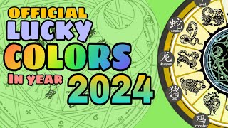 LUCKY COLOR IN 2024  Swerteng kulay sa 2024 at YEAR OF THE WOOD DRAGON Philippines [upl. by Aztinad]