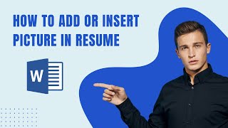 How To Add Or Insert Picture In Cv amp Resume In MS Word Bangla Tutorial [upl. by Kassel]